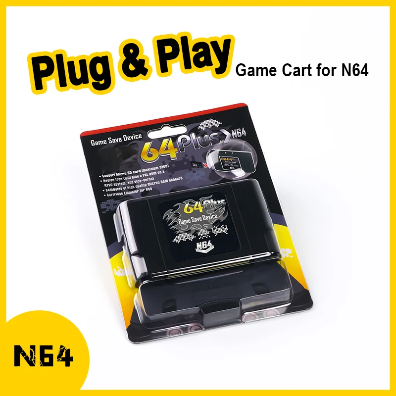 Retro Gaming N64 - Tarjeta de juego Retro 340 en