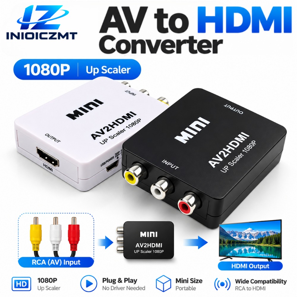 Retro Gaming N64 - Convertidor de RCA AV a HDMI