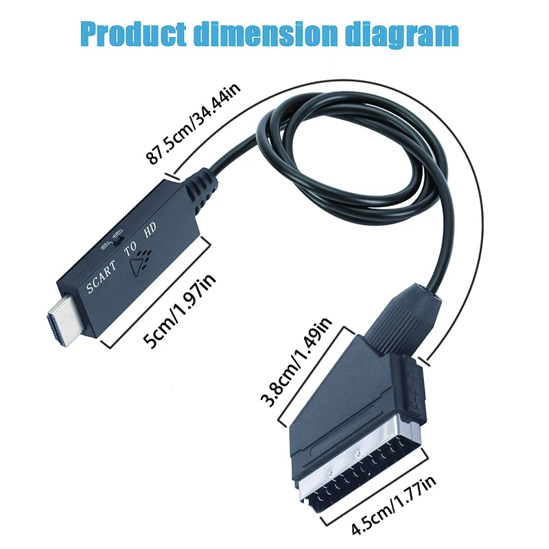 Convertidor de SCART a HDMI co - Scart To Hdmi reseña y precio