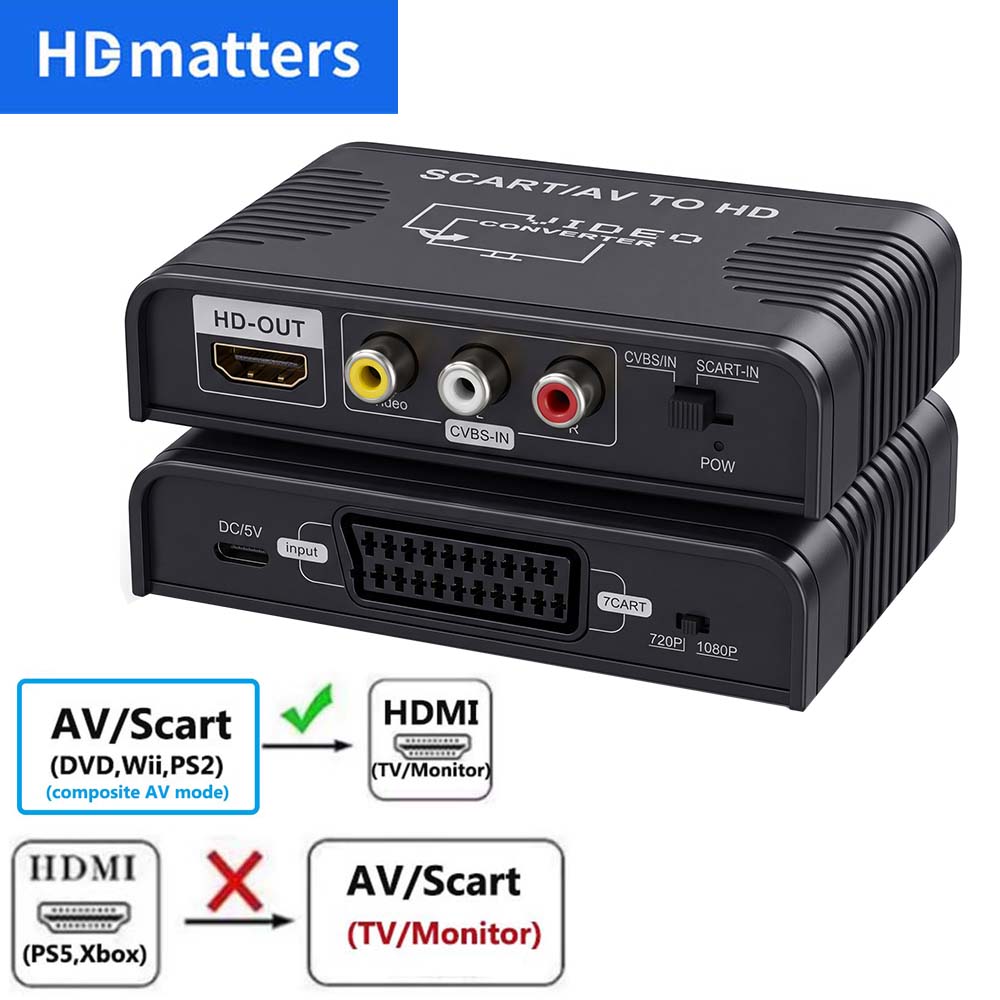Convertidor de Scart a HDMI 2  - Scart To Hdmi reseña y precio